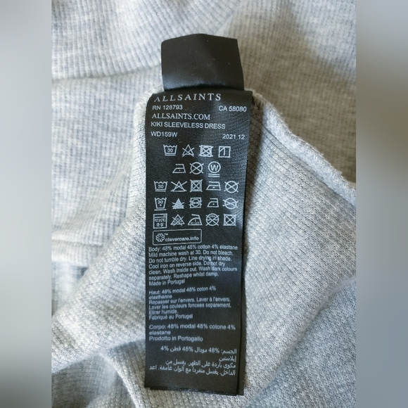 NWOT ALLSAINTS Kiki Rib Knit Midi Sweater Dress Size 4 - Picture 11 of 15